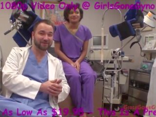 Mulatta cutie jackie banes examined da terapista tampa & dottore rosa a girlsgonegyno&period;com