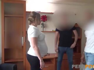 Pregnant Auroras fantasy is GETTIN NAILED BY TWO YOUNG COCKS