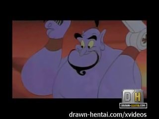 Aladdin 성인 클립 - 바닷가 트리플 엑스 비디오 와 재스민 속